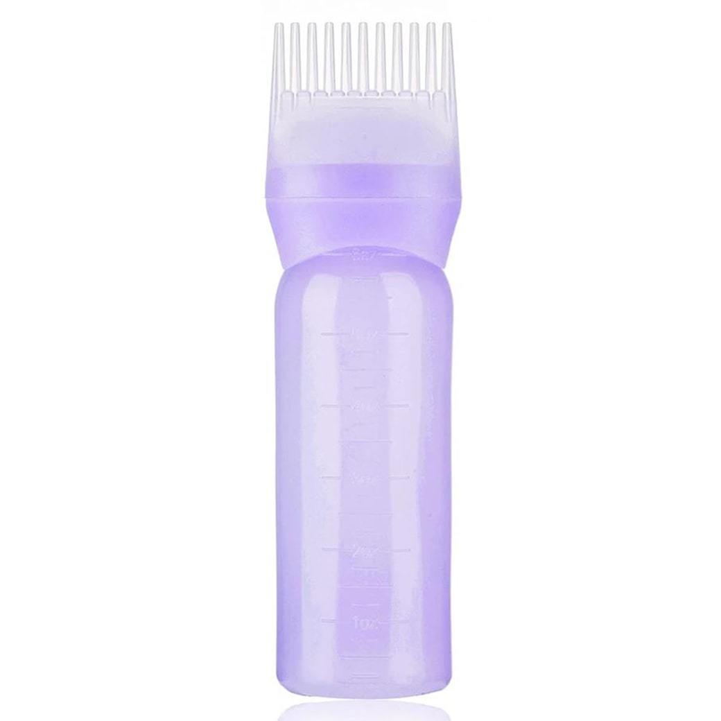 مشط توزيع الزيت وصبغ الشعر (بنفسجي) | Mumuso