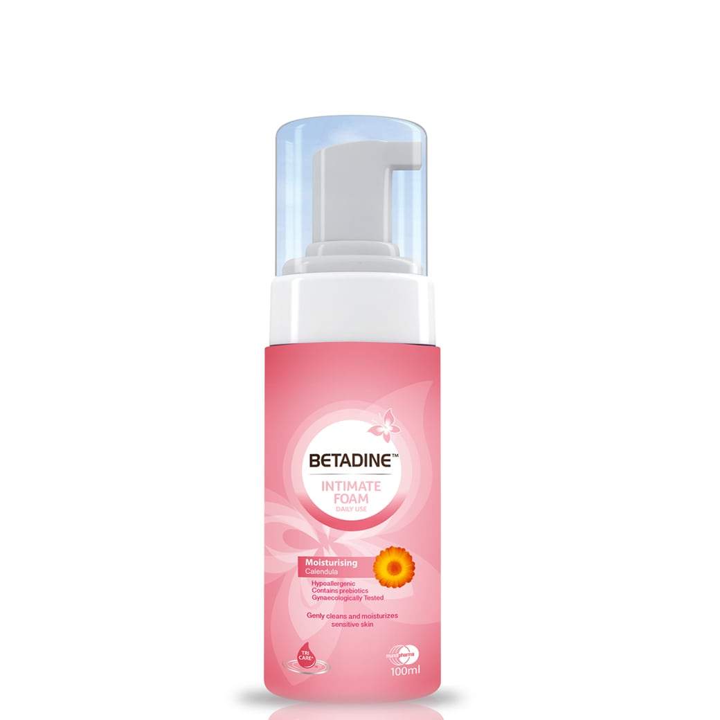 رغوة بيتادين للمناطق الحساسة ترطيب كاليندولا - 100مل | Betadine