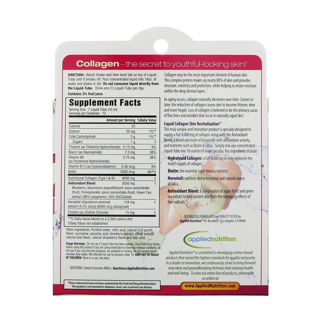 شراب الكولاجين المركز - 10 امبولات | Applied Nutrition