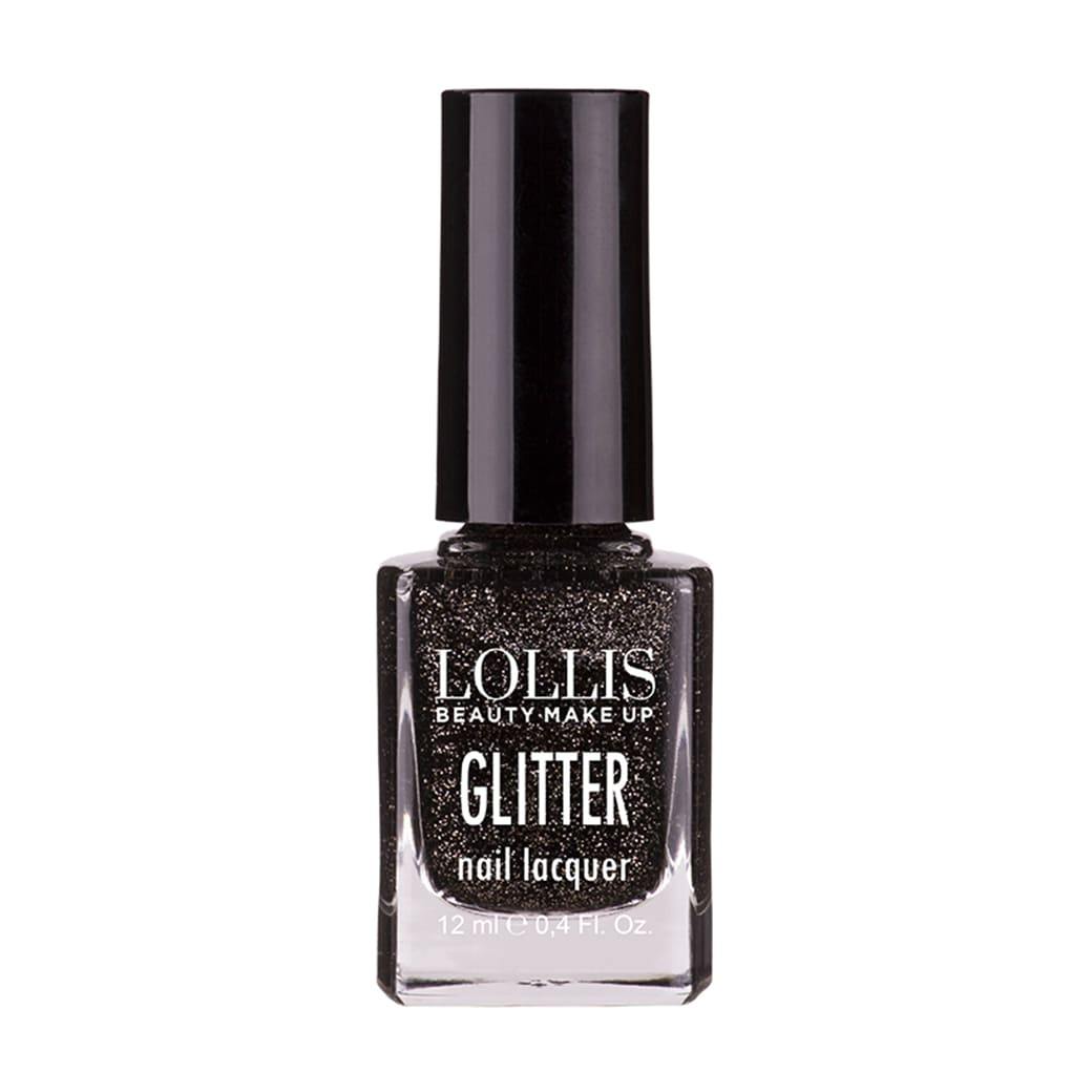 طلاء أظافر لامع (اسود) 153 | LOLLIS