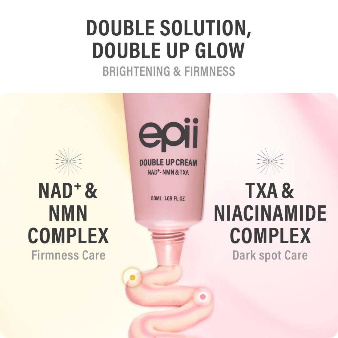 epii Double Up Cream NAD+ NMN & TXA Korean Face Moisturizer