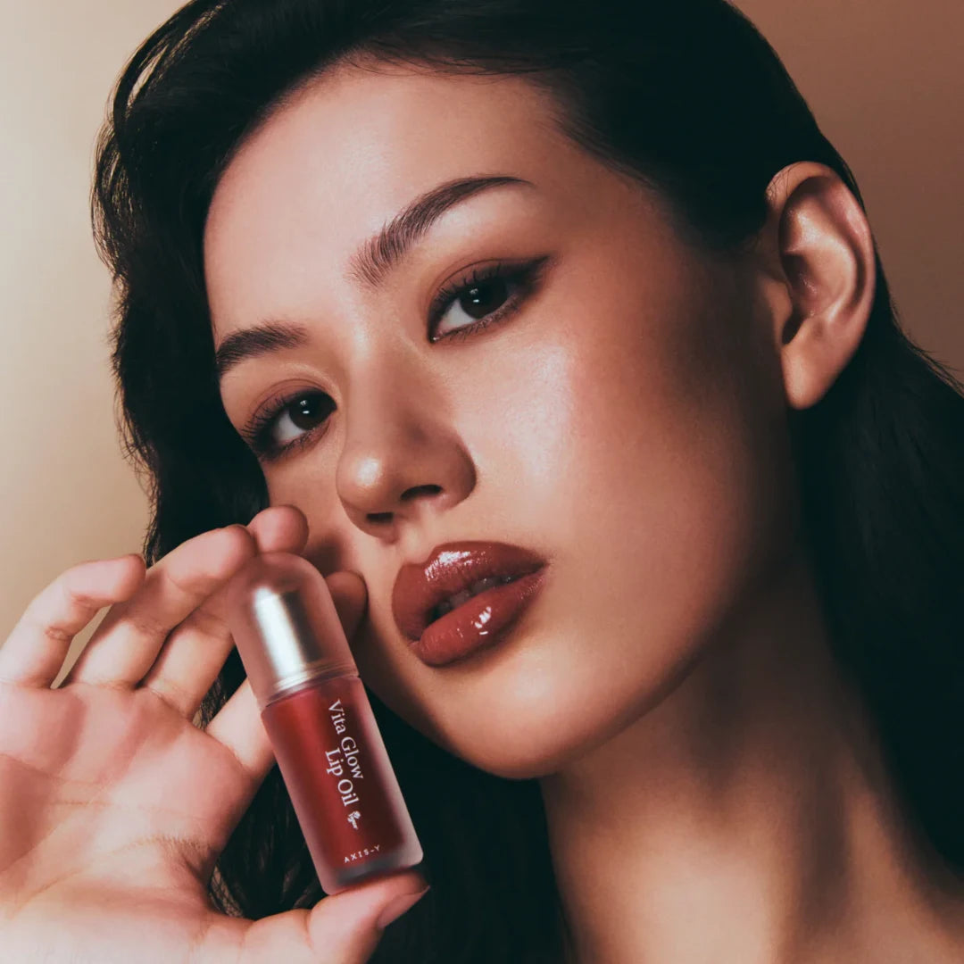 AXIS-Y Vita Glow Lip Oil Chilled Berry Tinted Hydrating Formula