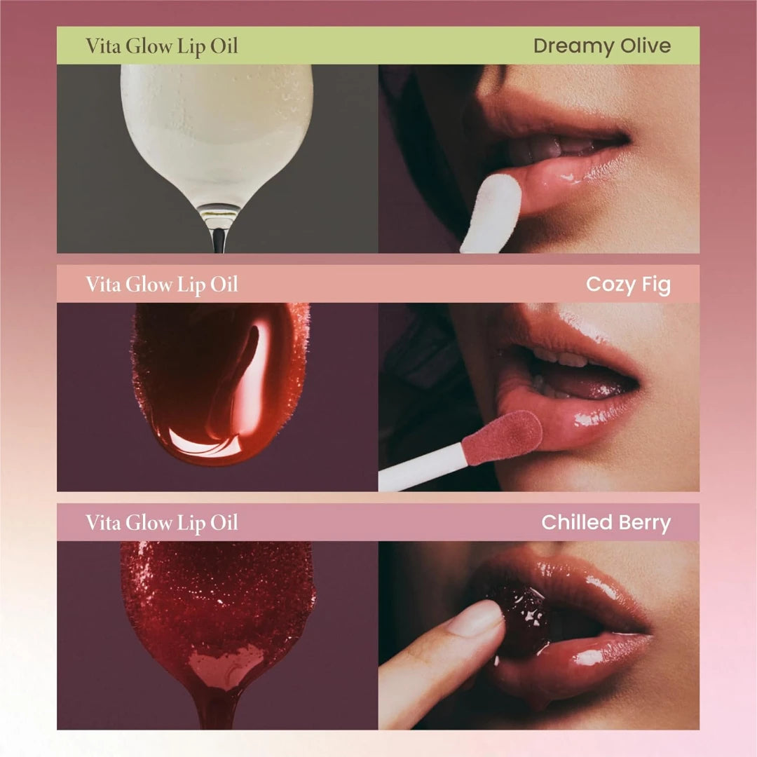Vita Glow Lip Oil by AXIS-Y with Ceramide NP and Raspberry Extract