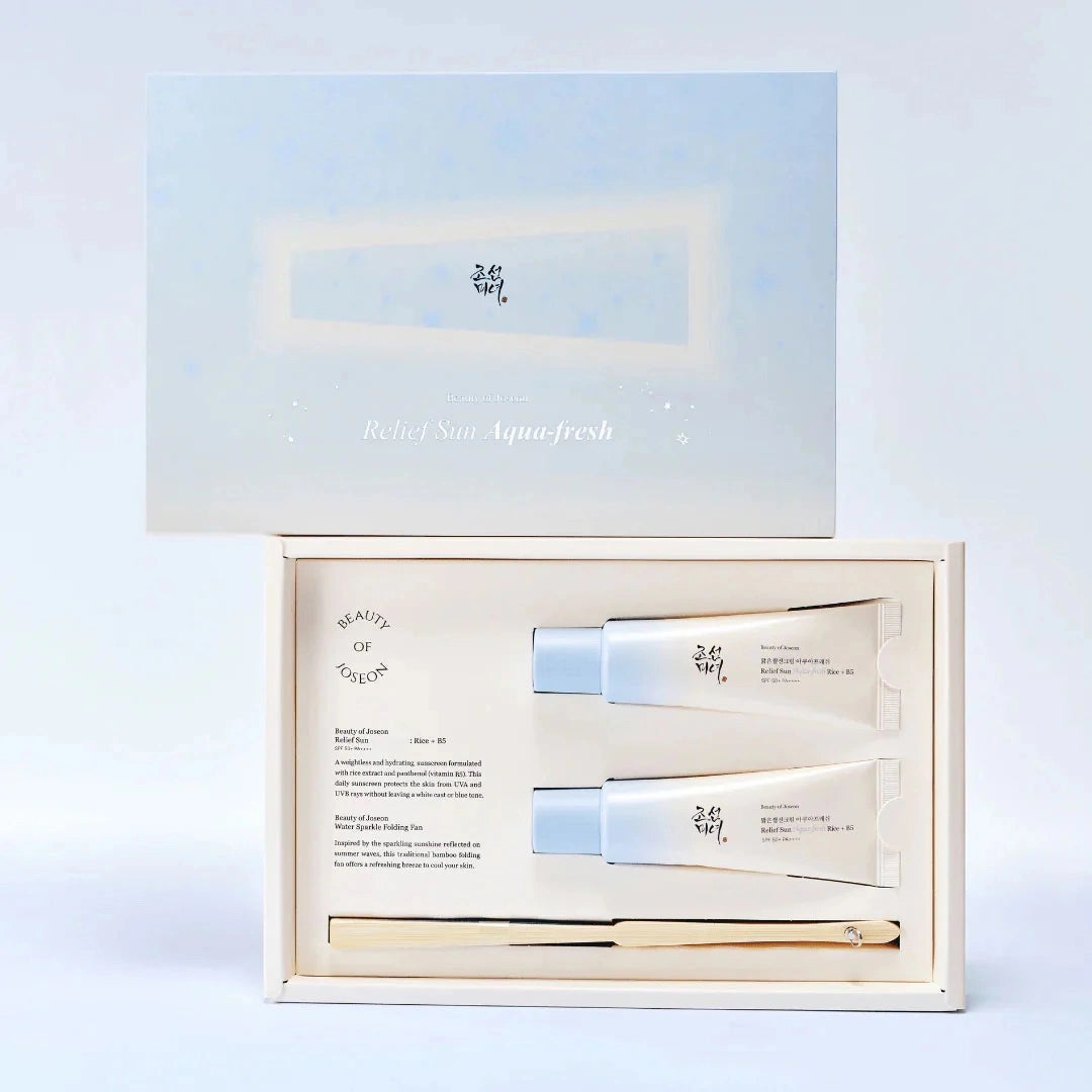 Beauty of Joseon Relief Sun Aqua-fresh Kit SPF50+ PA++++ with Rice Seed Water and Panthenol