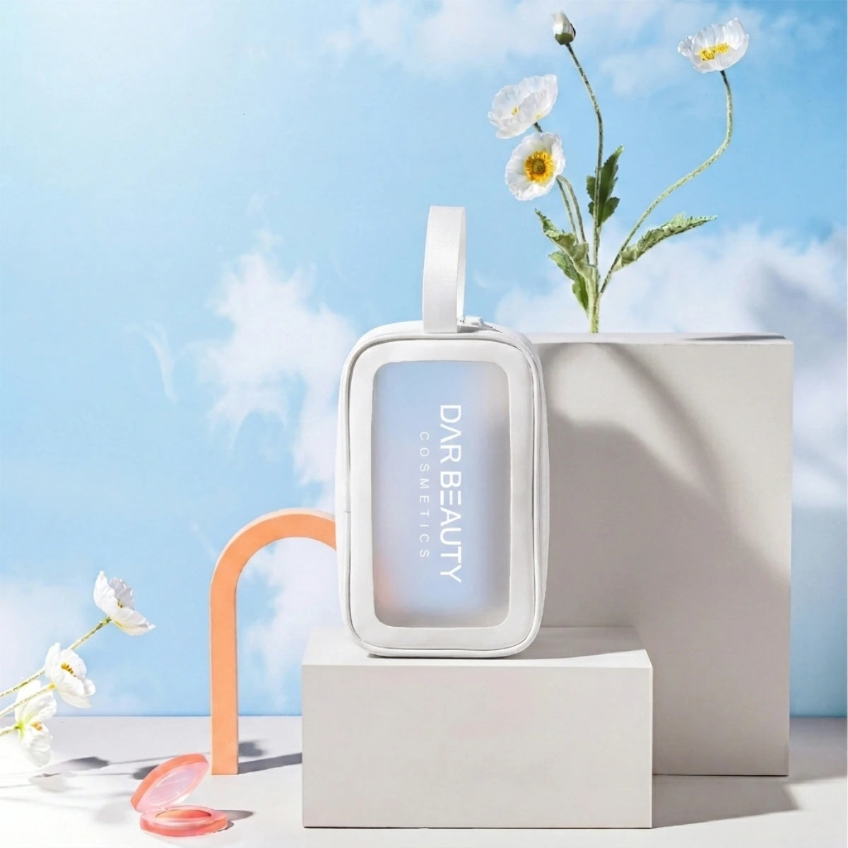 Waterproof Clear Makeup Organizer Bag by DarBeauty