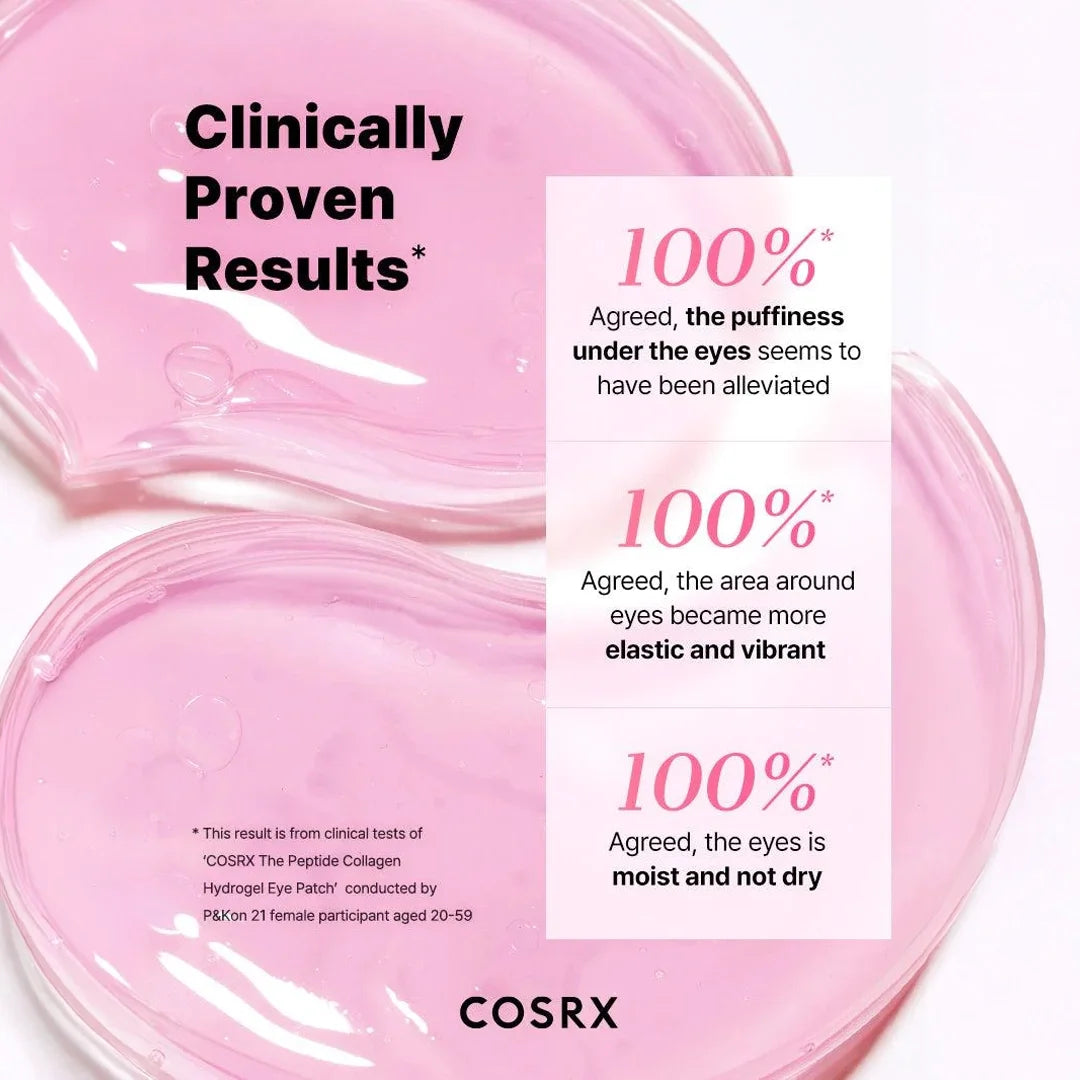 باتشات العين بالببتيد والكولاجين من كوسركس للهالات السوداء