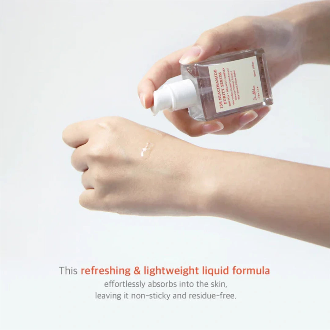 دكتور ألثيا مصل النيايسناميد تركيز 15% مع زنك لتنقية البشرة