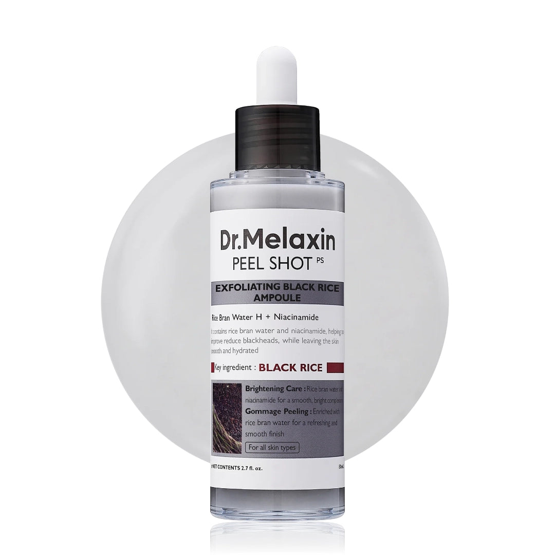 أمبول دكتور ميلاكسين بيل شوت رايس الأسود لإشراقة وتفتيح البشرة