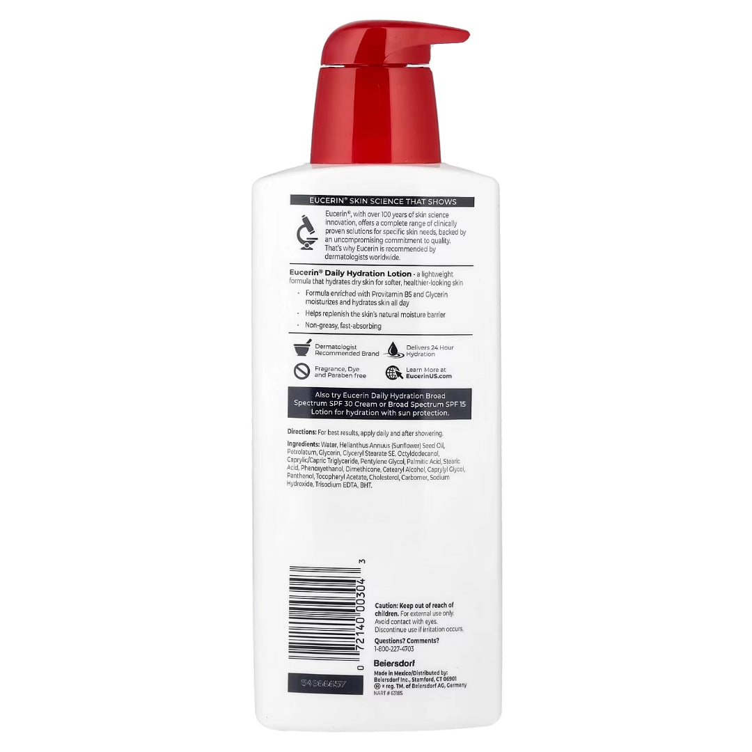 Eucerin Daily Hydration Lotion - 500ml