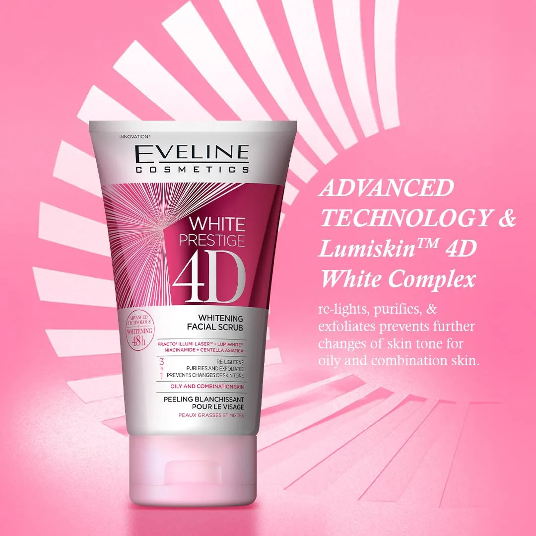 مقشر وايت بريستيج 4دي المفتح من ايفلين