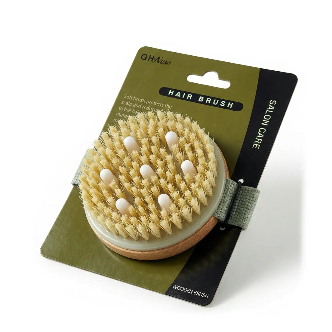 فرشاة الشعر الصديقة للبيئة من كيو اتش نيو بشعيرات ناعمة