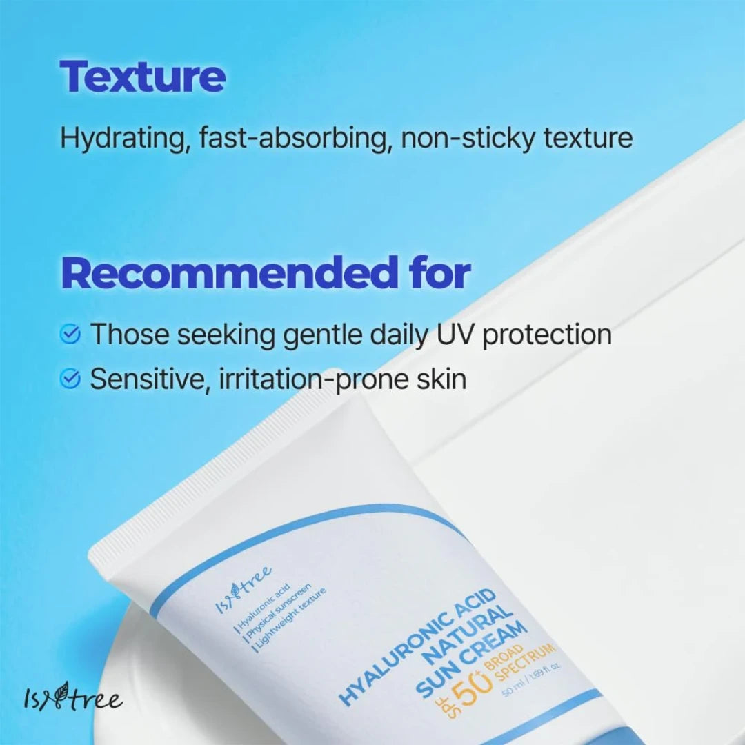 Isntree Hyaluronic Acid Natural Sun Cream - 50ml