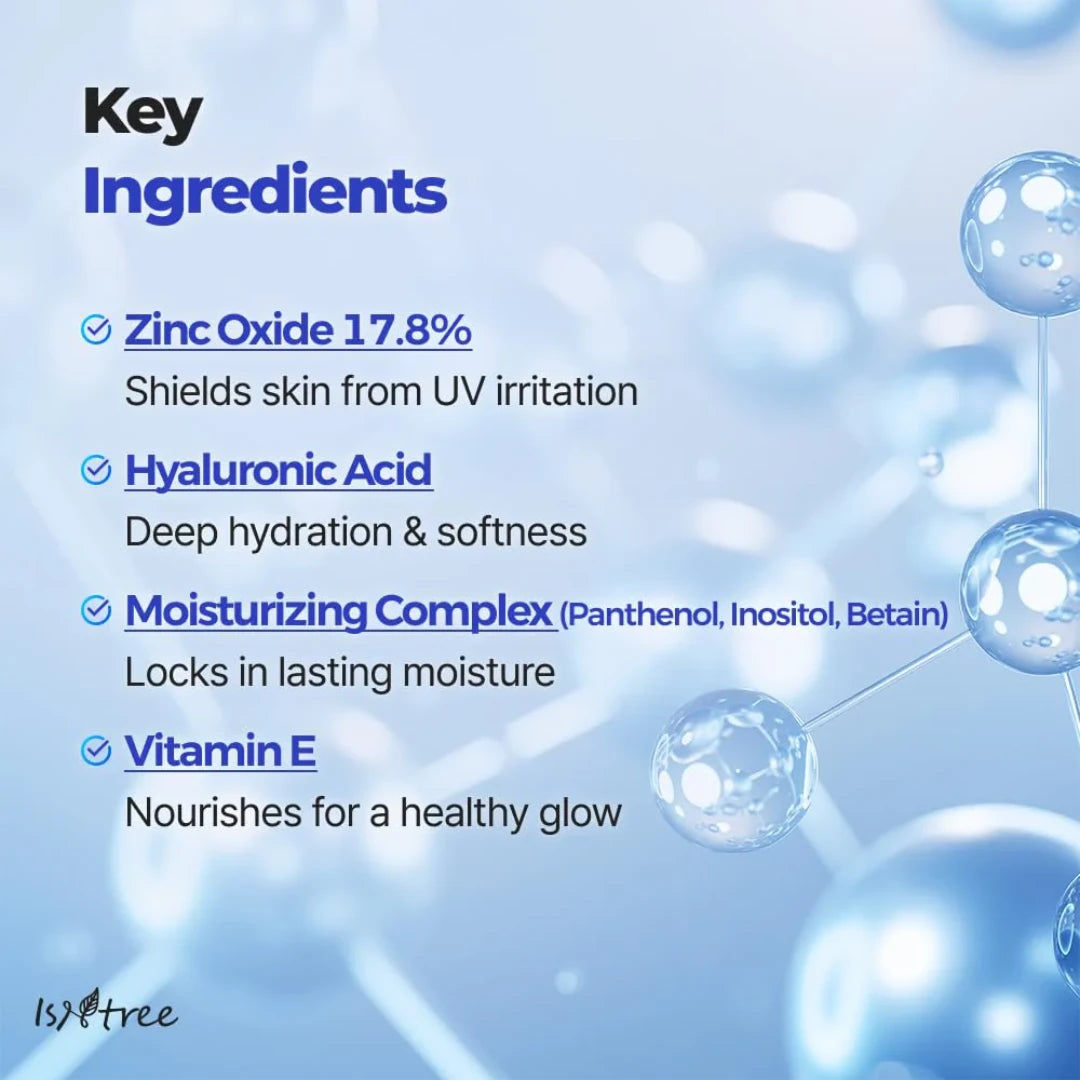 Isntree Hyaluronic Acid Natural Sun Cream - 50ml
