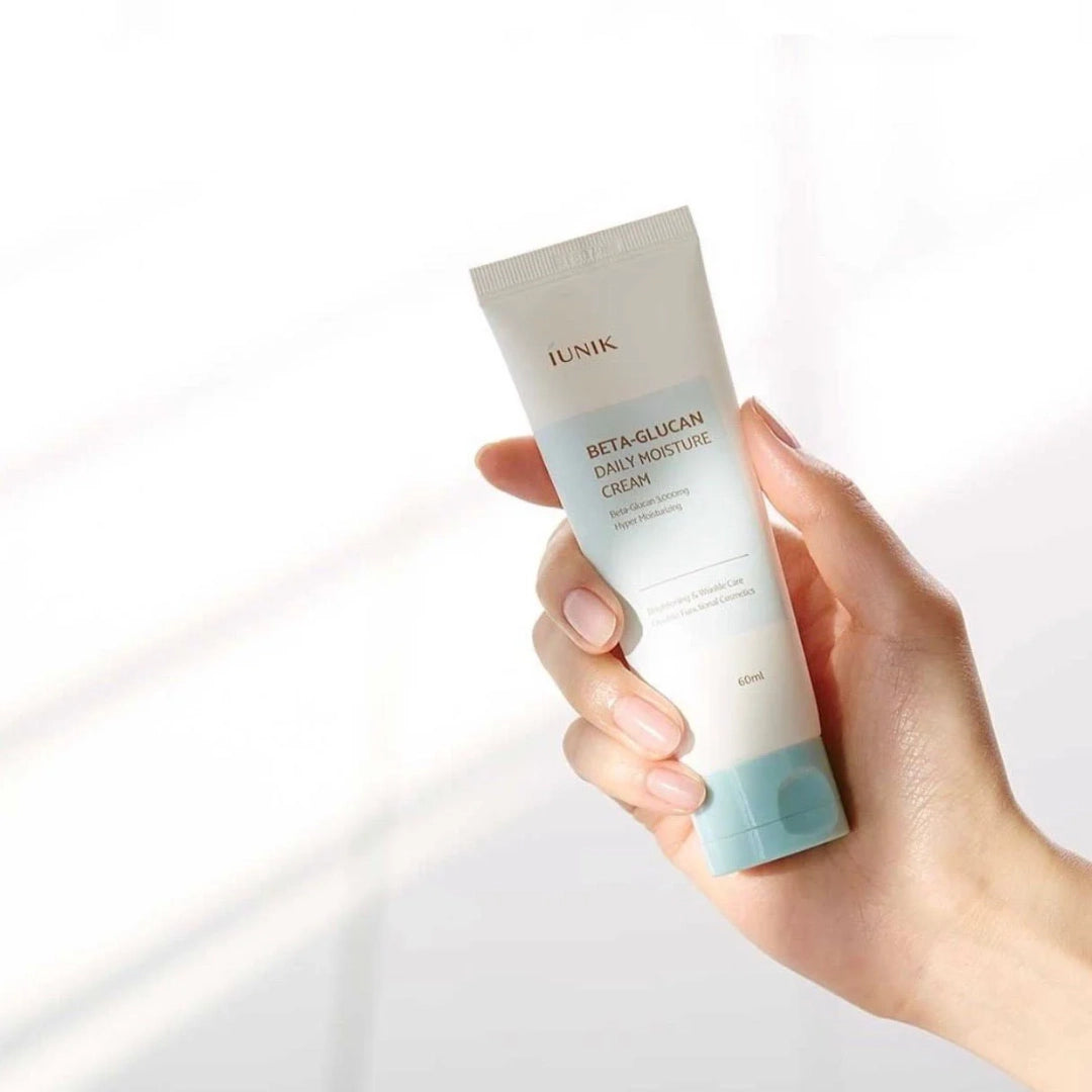 العناية الكورية كريم الوجه المرطب بالبيتا جلوكان من آي يونيك