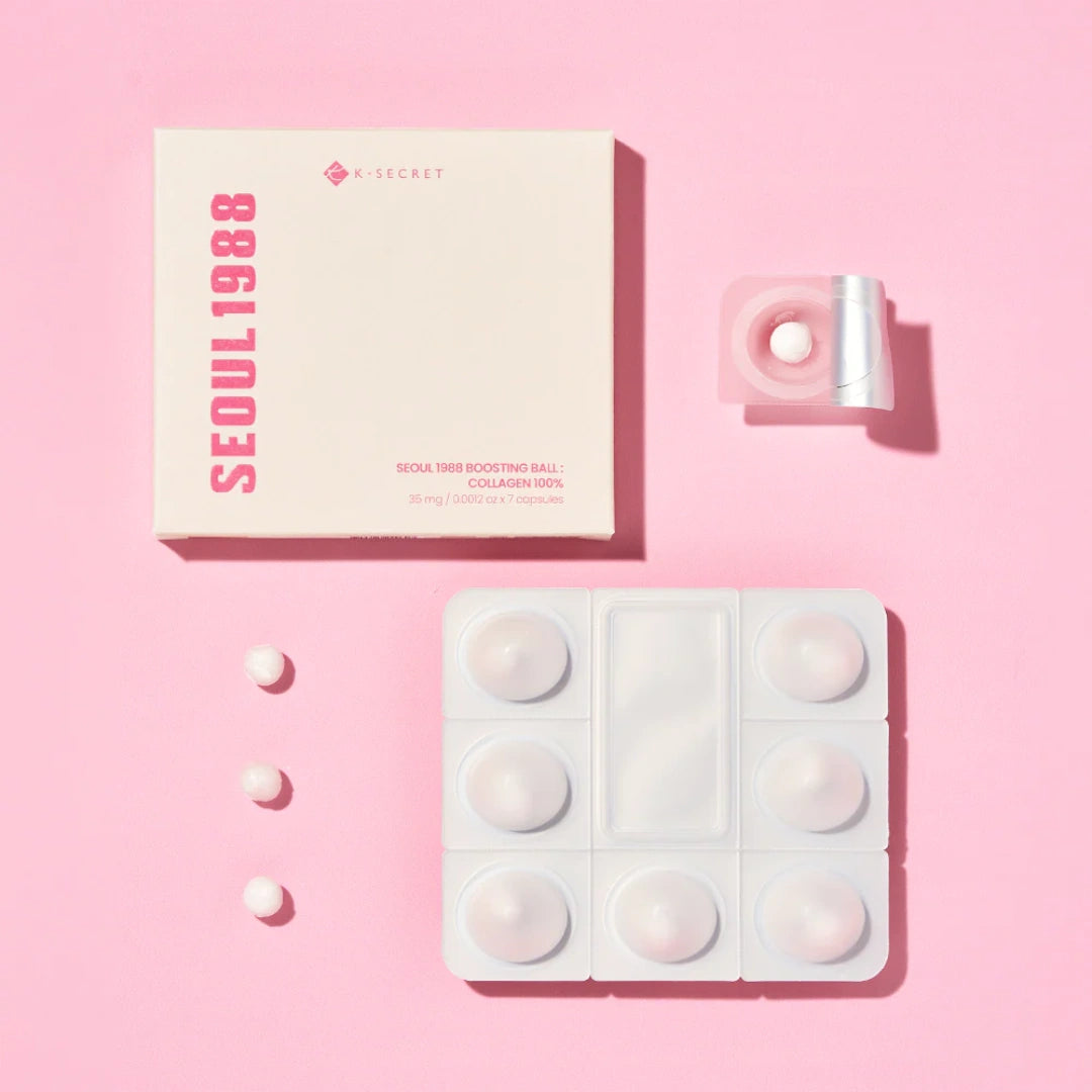 كرات الكولاجين النقي سيول 1988 لمكافحة الشيخوخة والشد