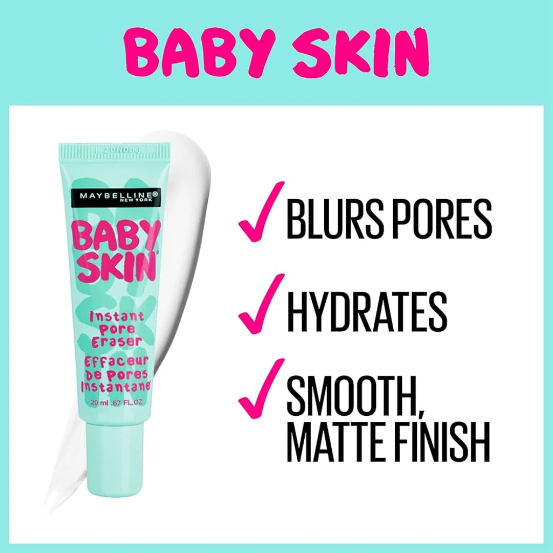 Maybelline Baby Skin Instant Pore Eraser | Pore-Blurring Primer