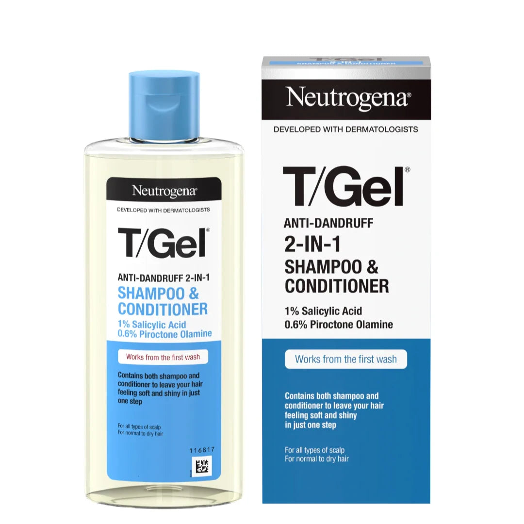 شامبو وبلسم نيتروجينا تي/جيل 2 في 1 لعلاج القشرة 250 ملل