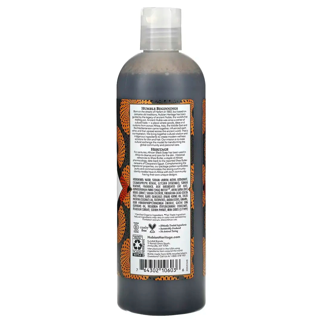 Nubian African Black Soap Body Wash