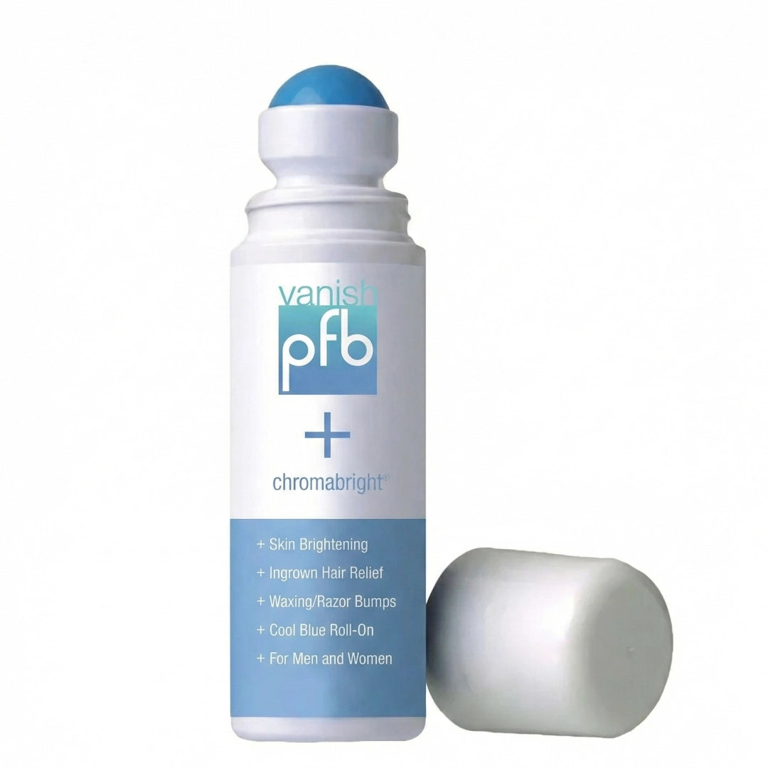 جل رول-أون مقشر فانيش بي اف بي + كرومابرايت للشعر تحت الجلد