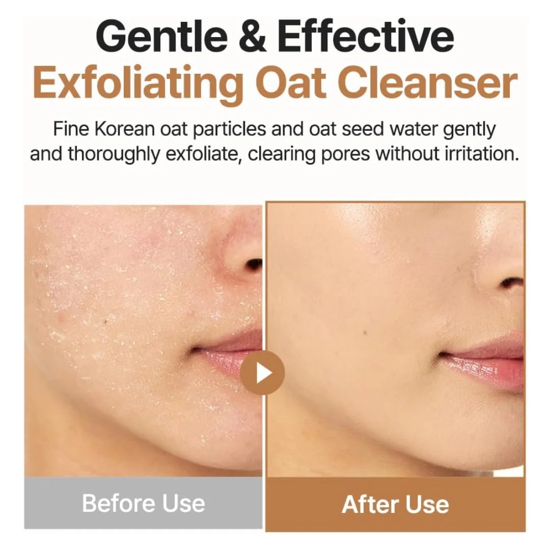 Purito Gentle Exfoliating Oat Cleanser for Sensitive Skin