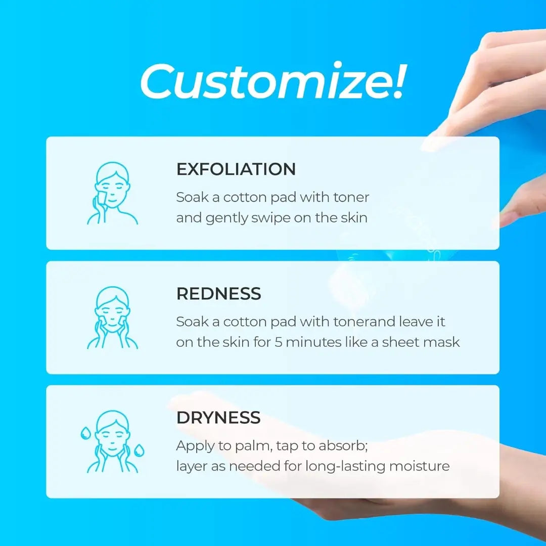 سيبوري شافيك تونر ترطيب متعدد الطبقات مع مستخلص سنتيلا أسياتيكا