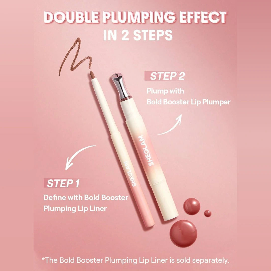 Sheglam Bold Booster Lip Plumper Glossy Color