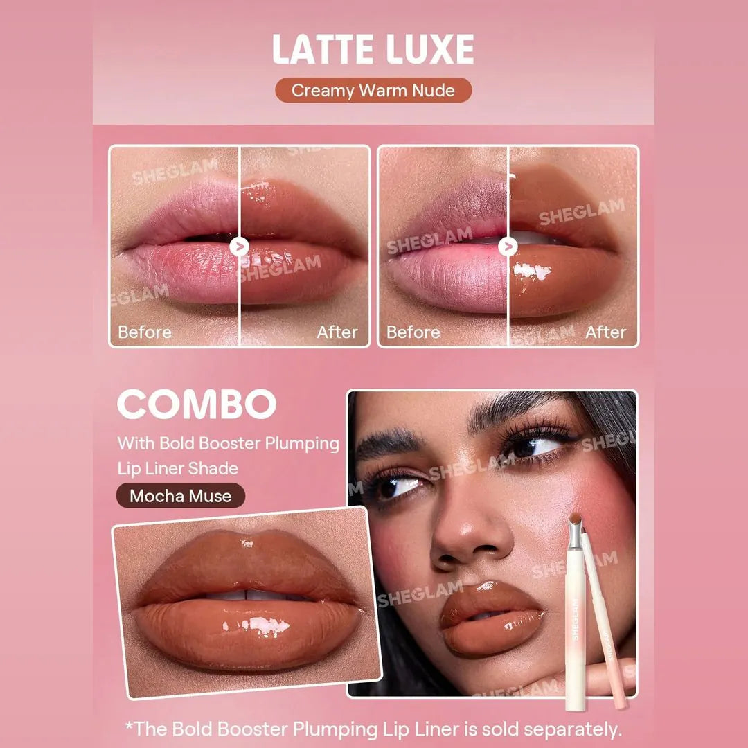 Sheglam Bold Booster Lip Plumper - Latte Luxe