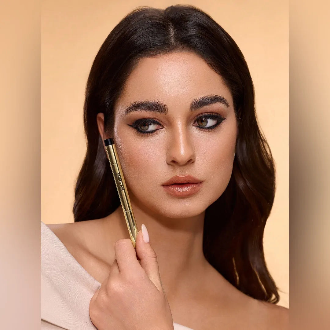 شيجلام آيلاينر كحل أسود طويل الأمد مقاوم للتمدد