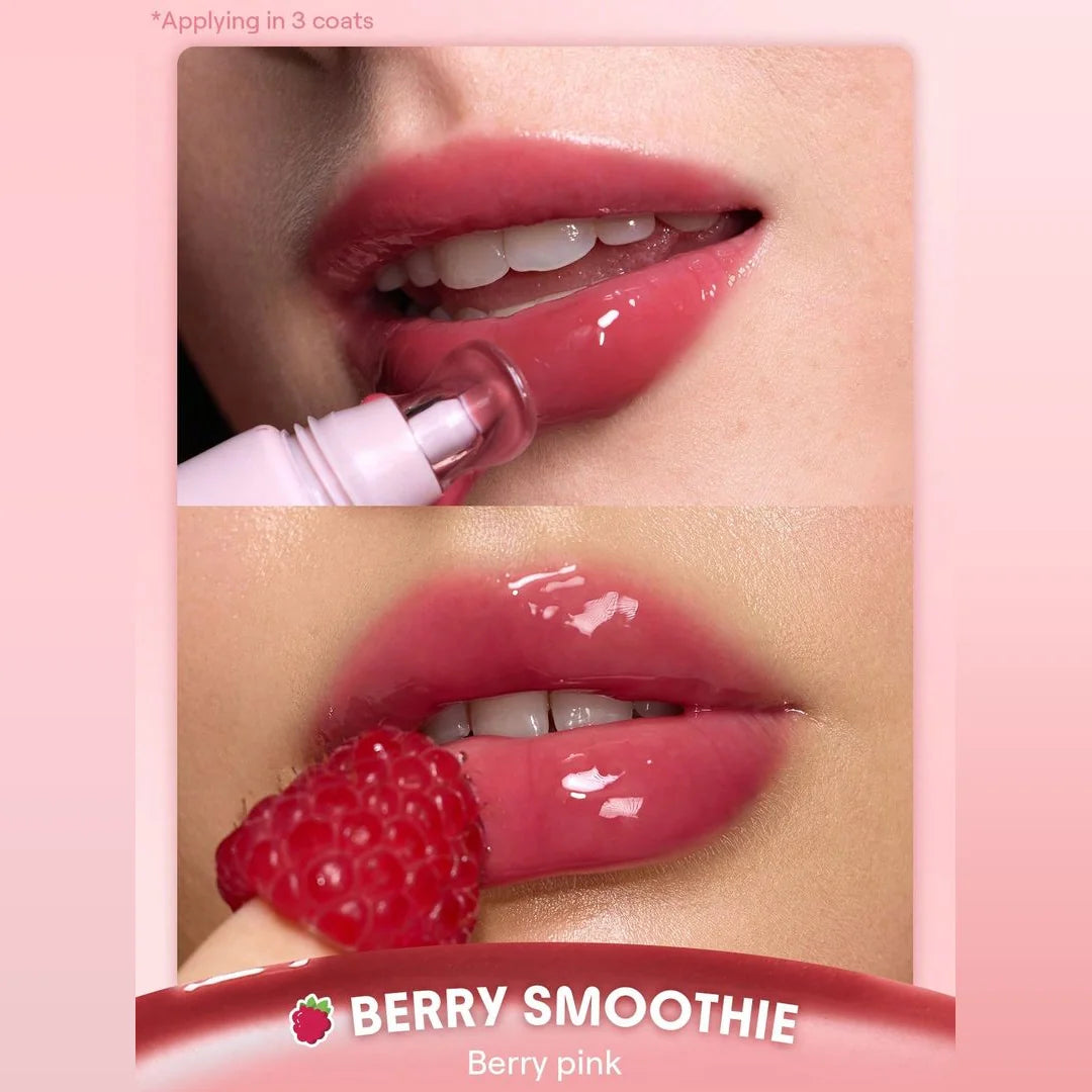 عناية شفاه شيجلام كريستال جليز بدرجة بيري سموذي ولمعان الشفاه
