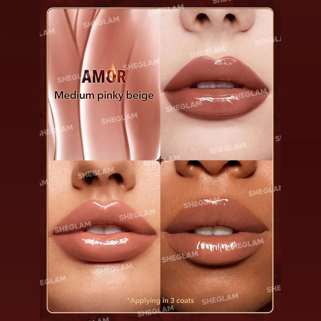 مجموعة إمبر روز إمورتال لوف جلوس مغذي - عبوة درجة Amor