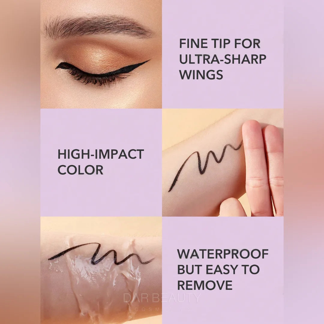 كحل سائل أسود من شيجلام تركيبة نظيفة طويلة الأمد