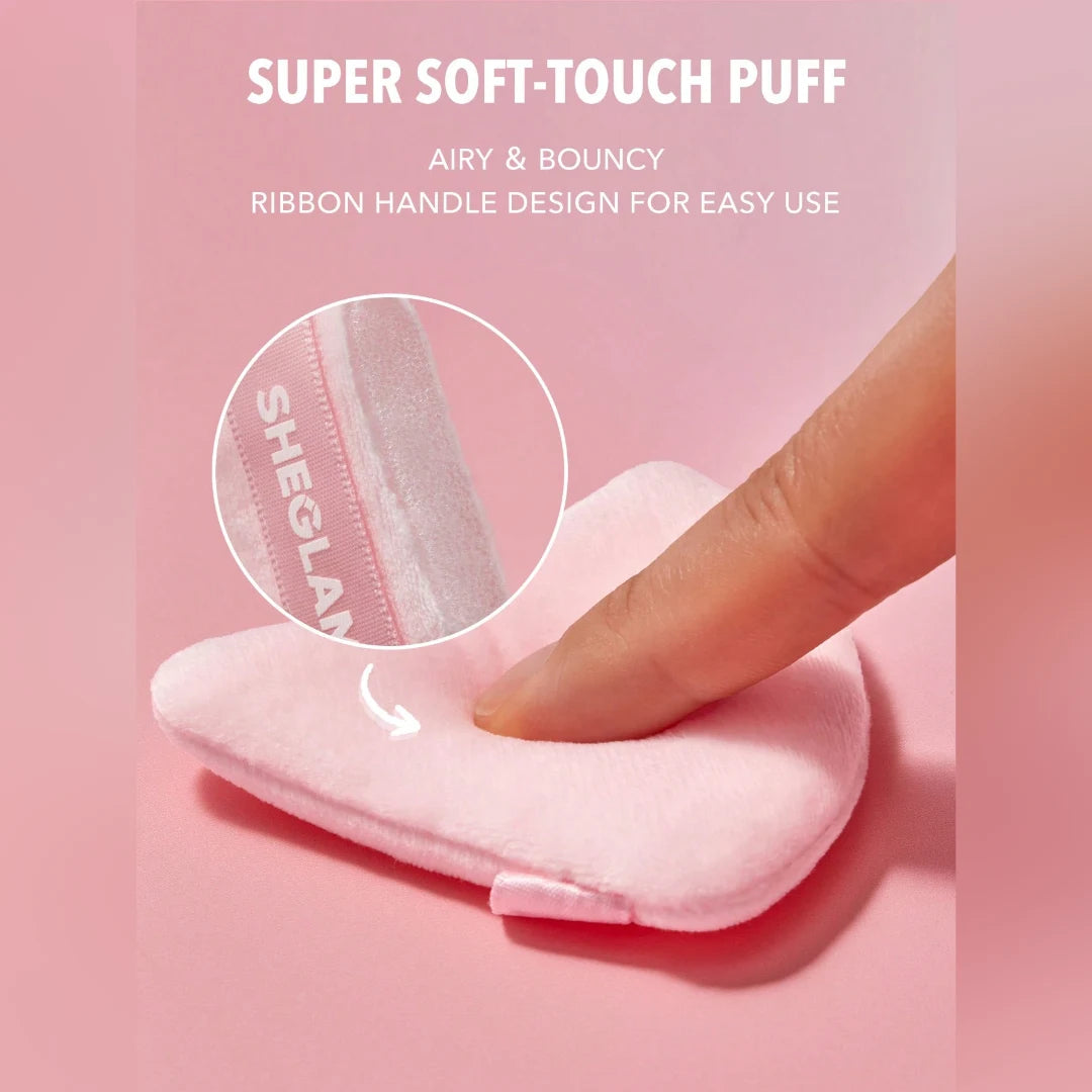 أداة باف مثلثية مدمجة من شيجلام لتطبيق البودرة