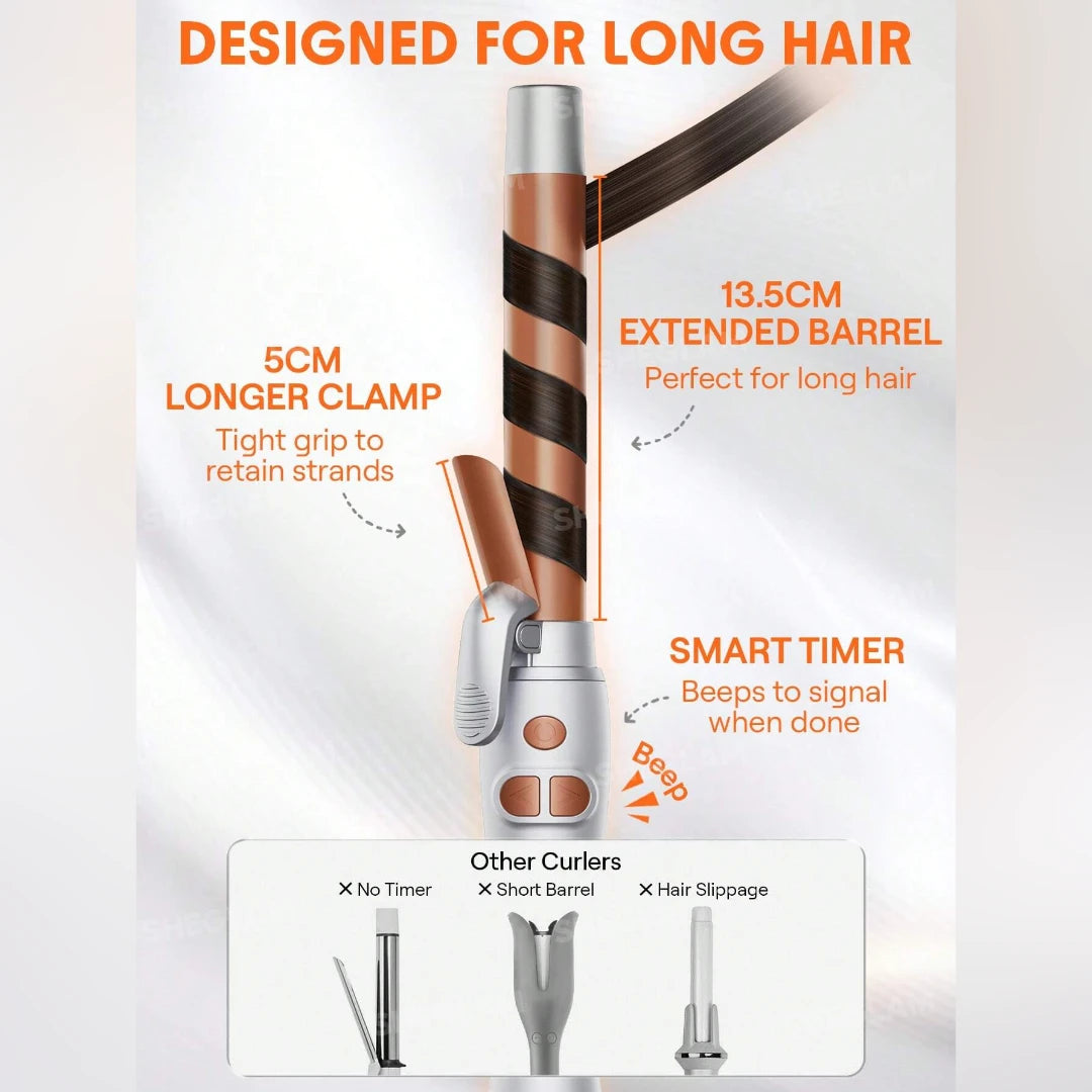 جهاز تجعيد دوار إت كيرل من شيجلام للشعر الطويل 25 مم