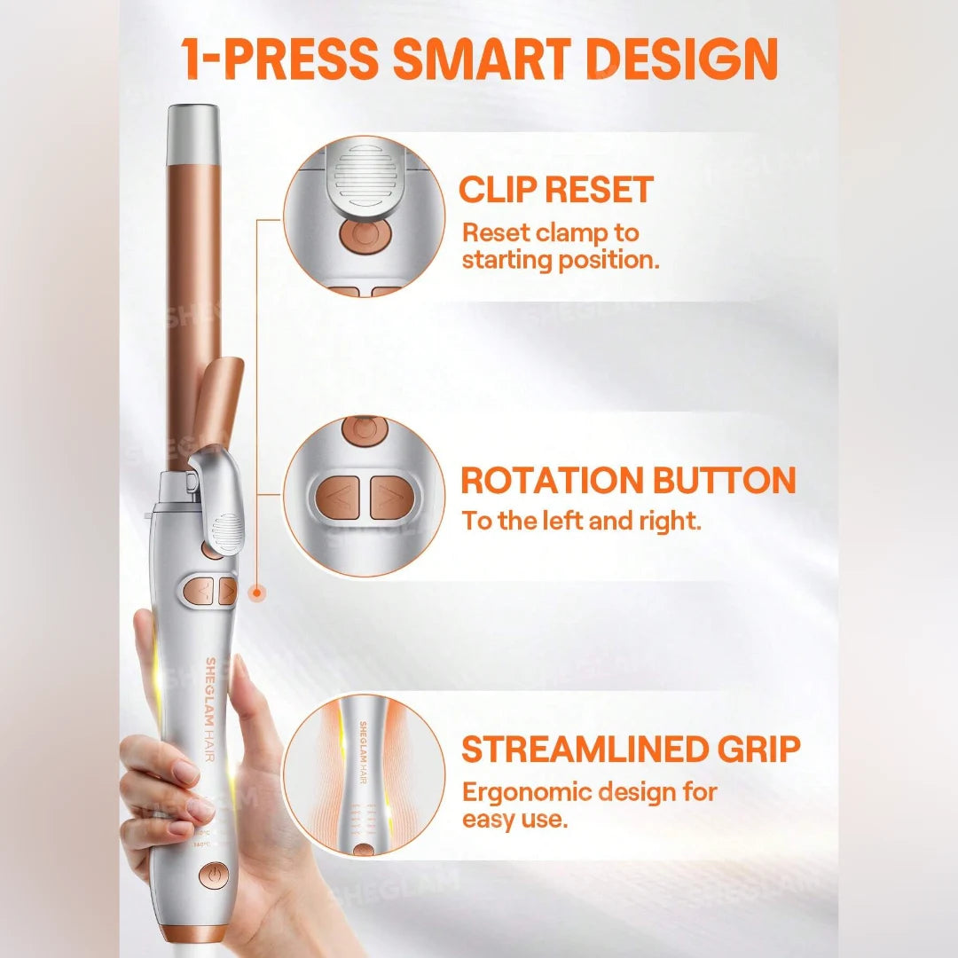 مجعد شيجلام الدوار بـ5 مستويات للتحكم بالحرارة