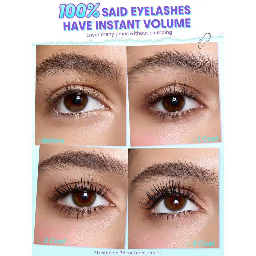 SHEGLAM Lashlighter Mascara - Buildable Volume, Clean Formula