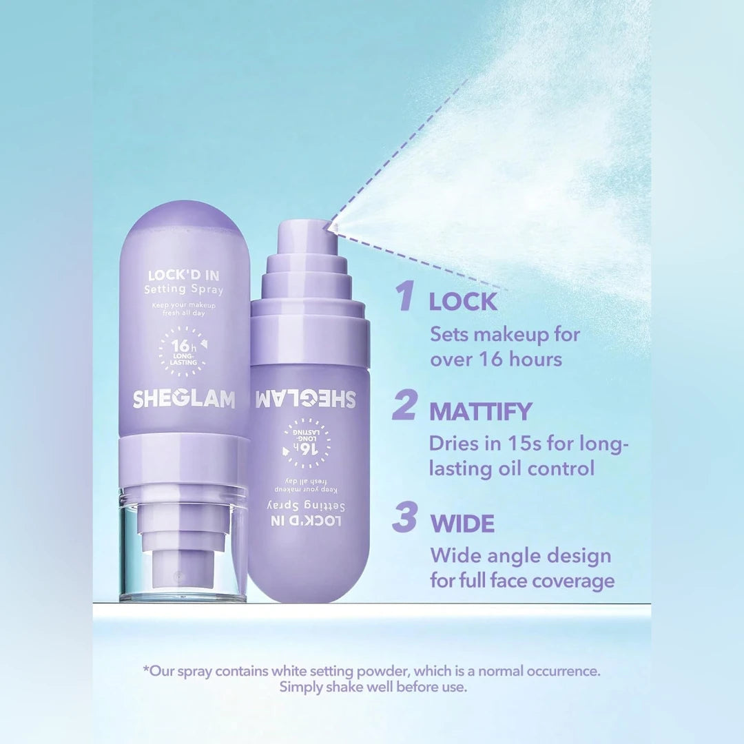 شيجلام سبراي تثبيت مكياج للتحكم في الدهون واللمعة
