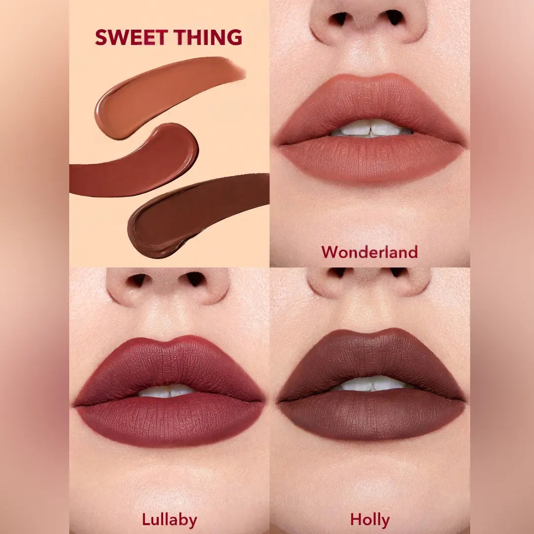 SHEGLAM Mini Matte Allure Lipstick Set – Vegan & Fragrance-Free Formula