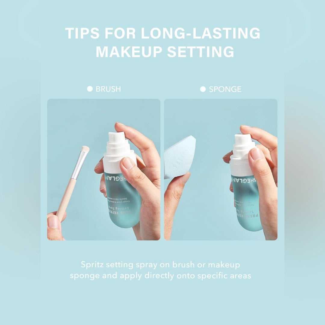 شيجلام بخاخ تثبيت مكياج خالٍ من الكحول برائحة جوز الهند