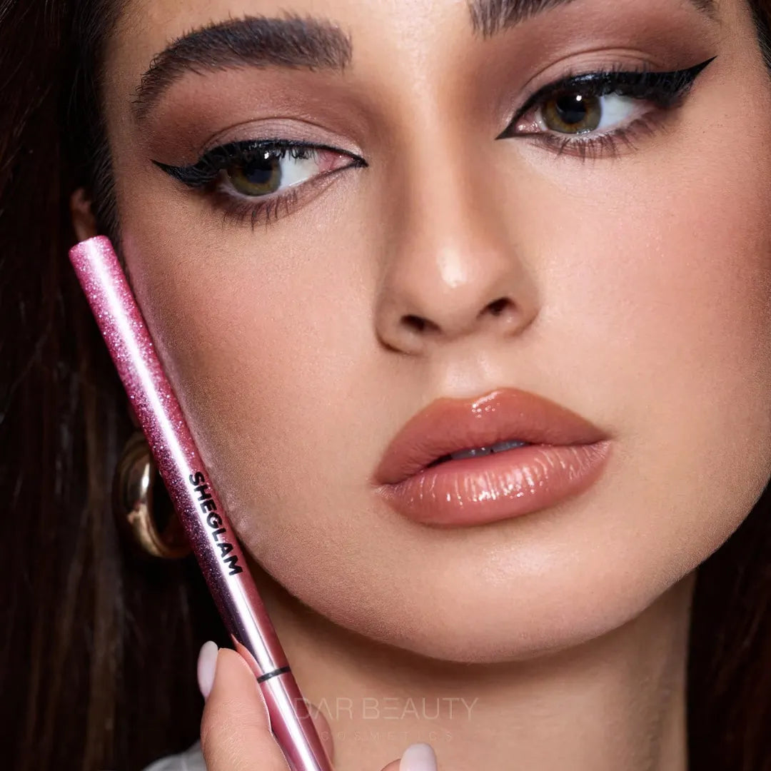 شيجلام كحل سائل أسود مقاوم للماء لا يمسح