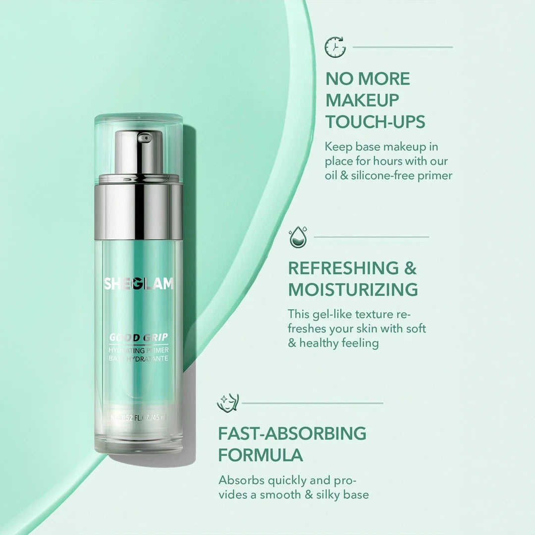 برايمر جود جريب المرطب من شيجلام بقوام جل على خلفية بيضاء