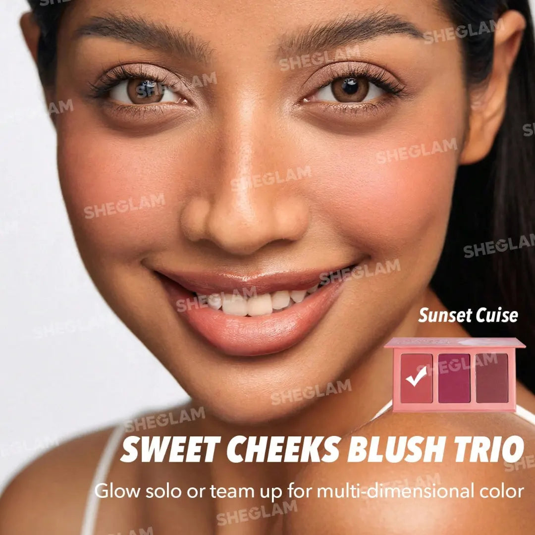 بلاشر ثلاثي سويت تشيكس من شيجلام — 3 درجات قابلة للمزج