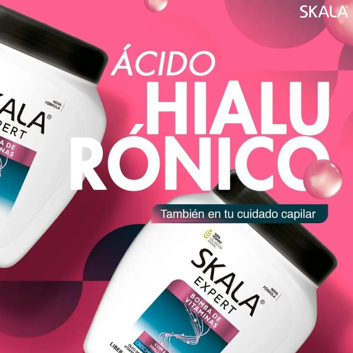 سكالا معالجة الشعر المُعززة بالفيتامينات للشعر الضعيف والباهت