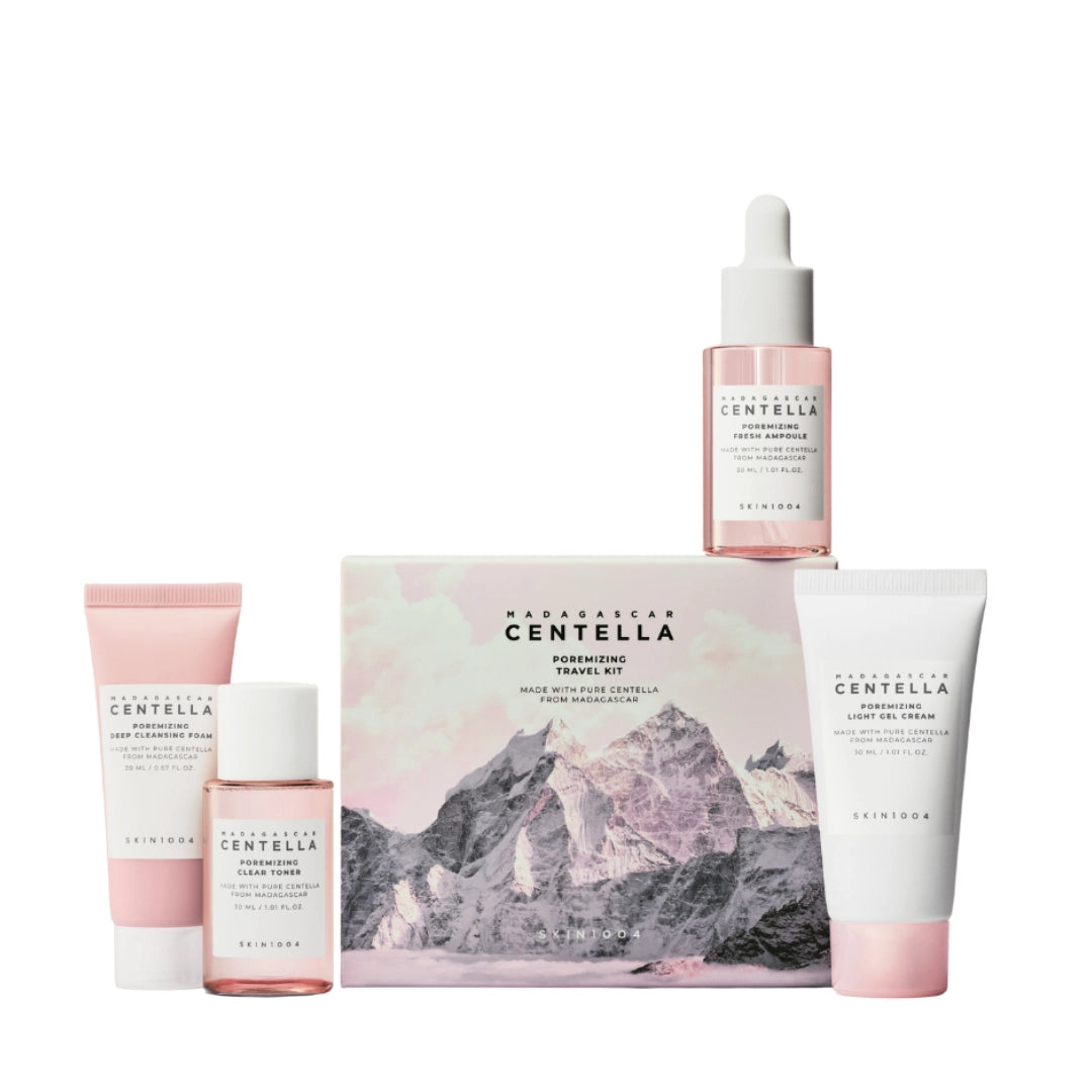 Skin1004 Poremizing Travel Kit | 4-Piece Centella Pore Care Set
