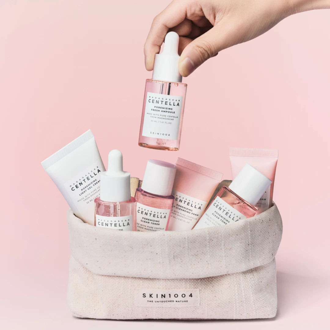 مجموعة السفر سكين1004 سنتيلا بورمايزينغ لتصغير المسام 4 قطع