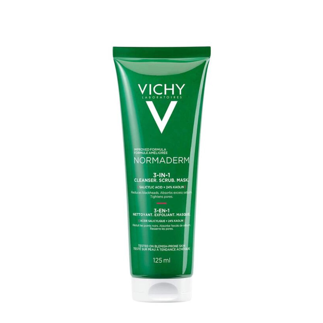 Vichy Normaderm 3-in-1 Cleanser+Scrub+Mask