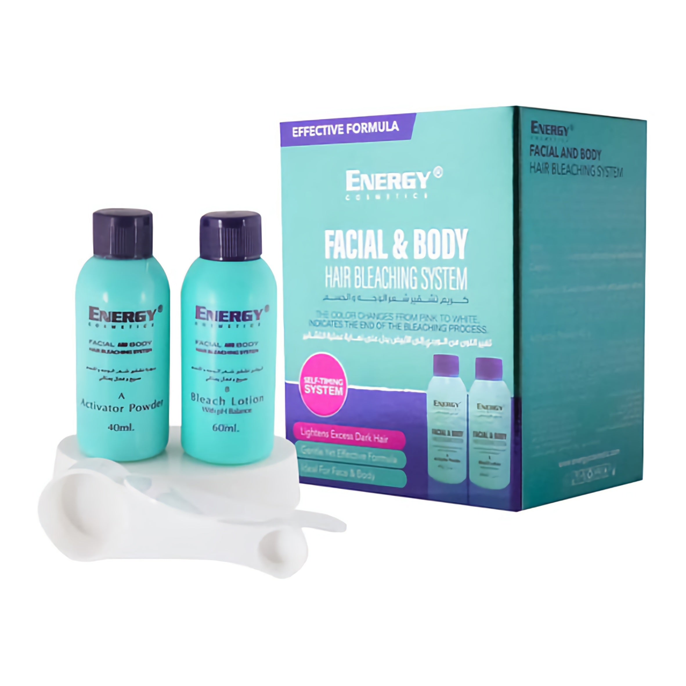 Facial And Body Hair Bleaching System