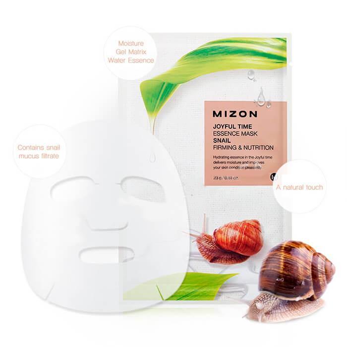 قناع الترطيب بخلاصة الحلزون 23ج | SANAL ESSENCE MASK 23g | MIZON