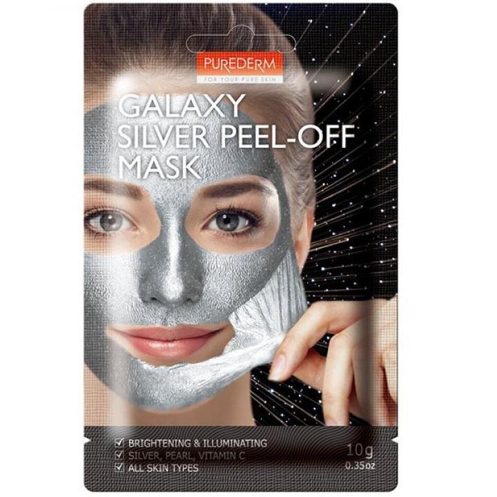 قناع جلاكسي فضي 10g | Galaxy Silver Peel-off Mask 10g | PUREDERM